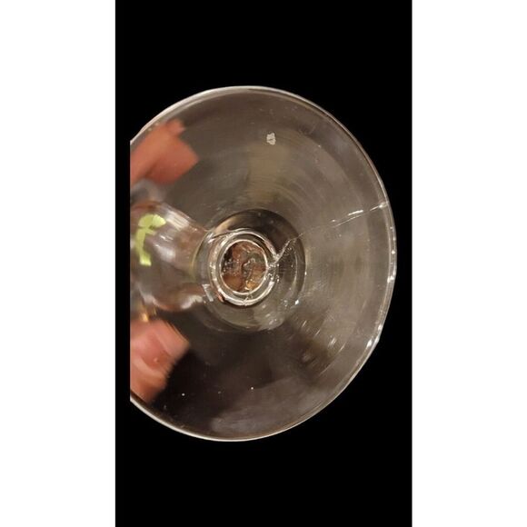 Set of 6 Waterford Crystal Irish Coffee Stems Vintage 1960s 22kt. Gold Trim READ - Picture 8 of 11